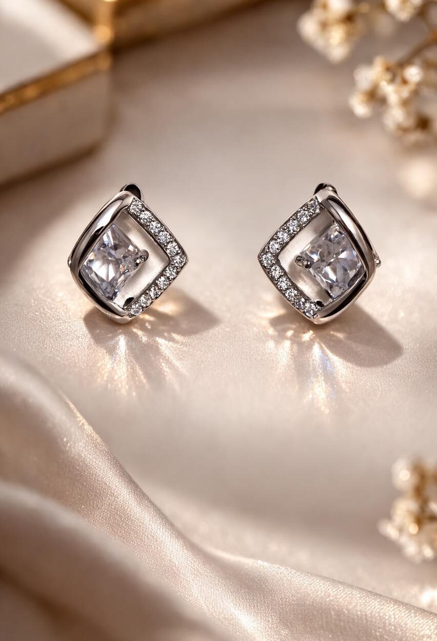 Celeste Radiance Stud Earrings