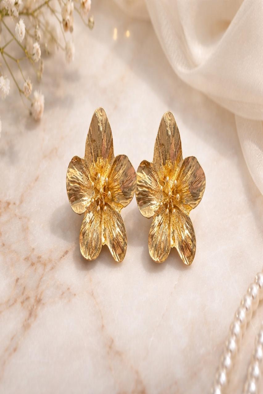 ELIORA – Golden Bloom Earrings