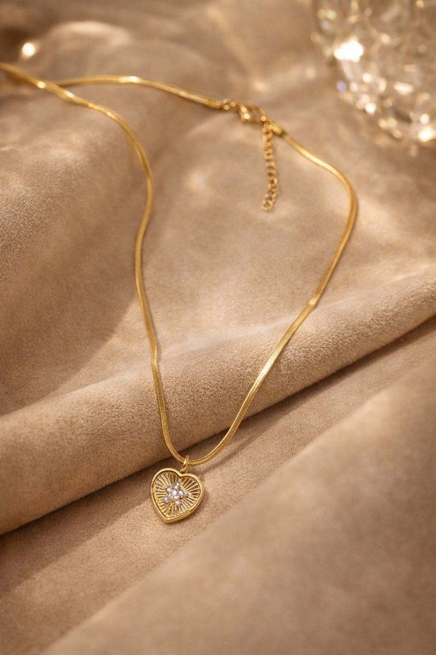 Heart Radiance Pendant Necklace